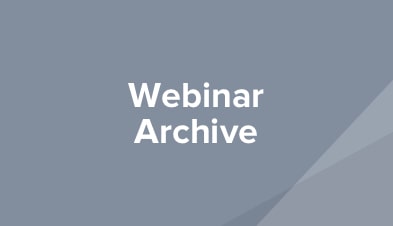 Webinar archive